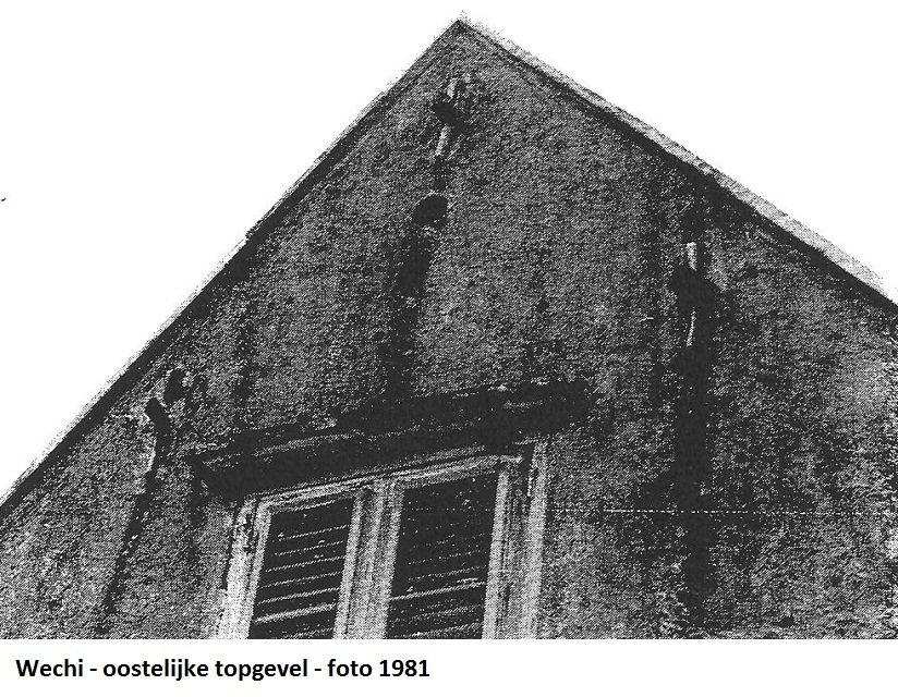 14. Wechi oostelijke topgevel 1981